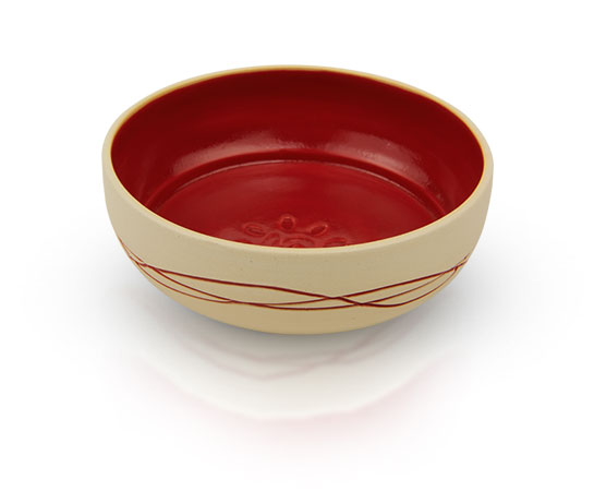 Shockoe Red and Cream Bowl