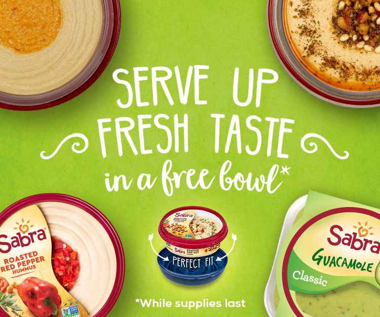 Serve Up Fresh Taste in a free bowl. While supplies last.